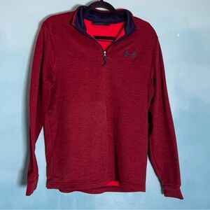 Under Armour Maroon Quarter-Zip Pullover
